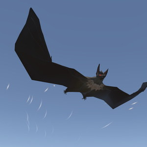 VRChat用「コウモリアバター『ヘンプくん』【コライダージャンプと飛行モーション付き】」 缩略图 25