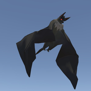 VRChat用「コウモリアバター『ヘンプくん』【コライダージャンプと飛行モーション付き】」 缩略图 19