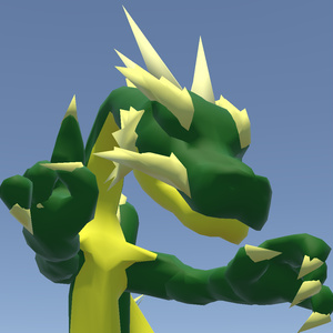 VRChat用「東洋龍アバター『ドレーくん』【コライダージャンプ付き】」 缩略图 3