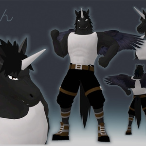 VRChat用「馬獣人アバター『パドくん』【コライダージャンプ付き】」 缩略图 2