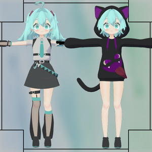 Hatsune Miku Chibi | fanmade | VRC