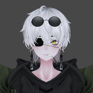 【無料】ラシューシャ用【眼帯 eyepatch】