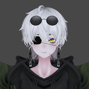 【無料】ラシューシャ用【眼帯 eyepatch】