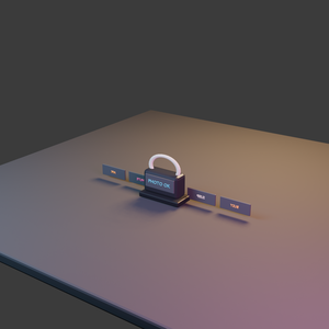 【3D小道具】SoftSignal Status Beacon｜状態表示サイン6種【VRChat / Unity / Blender】