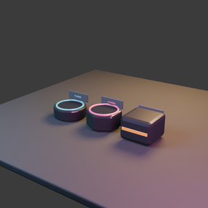 【3D小道具】SoftSignal Display Pod｜軽量展示台3種【VRChat / Unity / Blender】