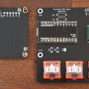 トラックパッドIC(MTCH6102/IQS572)評価用基板