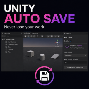 Unity autosave and backup editor tool