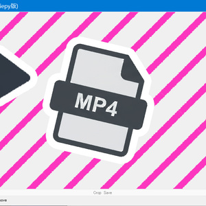 mp4Clippingv - MP4をクリッピング(動画の大きさを切り抜く操作)します