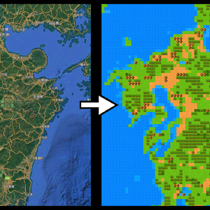 好きな画像をファミコン風のマップに変換するソフト MapChip_Graphics_conv