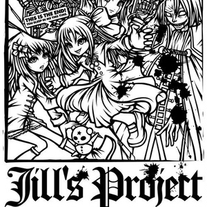 Bloody Chronicle x Jill's Project 20080330 イラストTシャツ（宅急便：送料別）