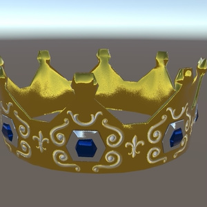 王冠3Dモデル【△1088・VRC想定】