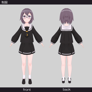 【オリジナル3Dモデル】ヨミ 衣装3着 Avatar3.0　※サポート終了 缩略图 3