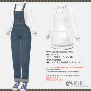 『ホットパーカーオール』アバター追加衣装 缩略图 3