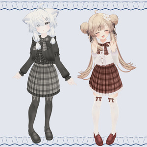 『ガーリーブラウス -GirlyBlouse-』アバター追加衣装 缩略图 7