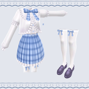 『ガーリーブラウス -GirlyBlouse-』アバター追加衣装 缩略图 2