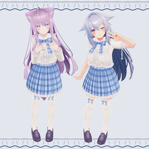 『ガーリーブラウス -GirlyBlouse-』アバター追加衣装 缩略图 9