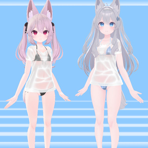 『濡れシャツ水着 -SwimWetShirt-』アバター追加衣装 缩略图 8