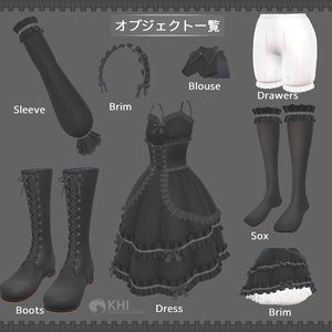 『FLGothicLolita』アバター追加衣装 缩略图 5