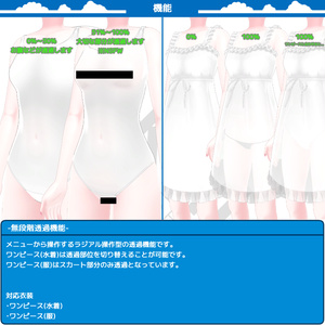 脱げる濡れる透ける『SwimsuitCollectionVol.1』アバター追加衣装　Unlimited版 缩略图 10