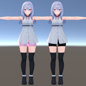 【桔梗ちゃん(くん)用衣装】UNITYで触れる男の娘スパッツ - for kikyo - 缩略图 4
