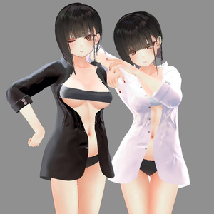 【華夜用衣装】寝起きシャツ - Sleepover front-opening shirt - 缩略图 9