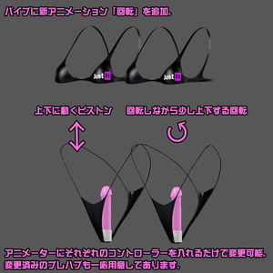 R18【複数アバター対応】エロ漫画とかで見かけるアレ～ピストンアニメーション付【UNITY用】 缩略图 13