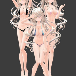 【5アバター対応】SLIT BIKINI【合法脱衣の夏】 缩略图 31