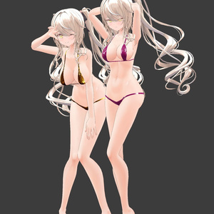 【5アバター対応】SLIT BIKINI【合法脱衣の夏】 缩略图 26