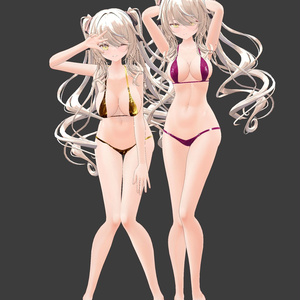 【5アバター対応】SLIT BIKINI【合法脱衣の夏】 缩略图 25