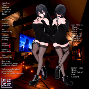 【息抜衣装】Easy Lay【暇つぶしオフショル】 缩略图 2