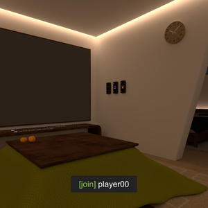 【無料】VRChat Udon 入退室通知アセット