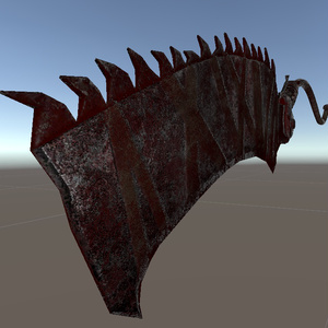 ノコギリ鉈・教会の石槌　3Dモデル　(Saw Cleaver / Kirkhammer 3D Models） 缩略图 5