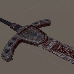 ノコギリ鉈・教会の石槌　3Dモデル　(Saw Cleaver / Kirkhammer 3D Models） 缩略图 11