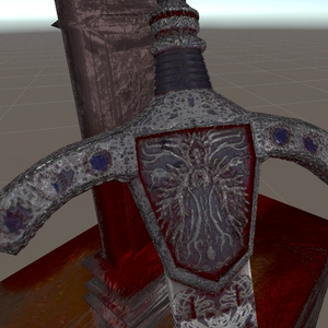 ノコギリ鉈・教会の石槌　3Dモデル　(Saw Cleaver / Kirkhammer 3D Models） 缩略图 13