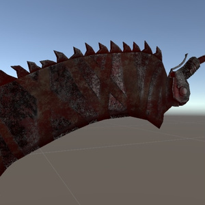 ノコギリ鉈・教会の石槌　3Dモデル　(Saw Cleaver / Kirkhammer 3D Models） 缩略图 3