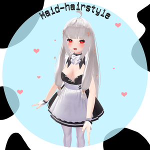 maid_hairstyle-dynamic bone 設定済み-