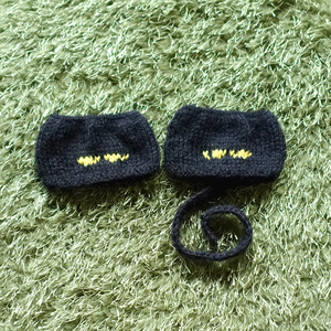 ｼﾞｰっと見つめるねこちゃん帽子(こねそ)