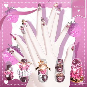 【🍓sweet strawberry Nail🍓】スイートストロベリーネイル　17アバター対応Radiant-iseo 缩略图 9