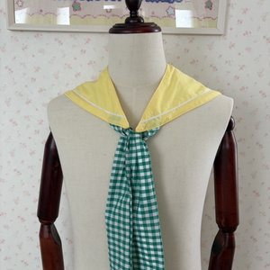 *Sailor collar for mascot costume ☆ Yellow x checkered