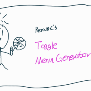 【無料】 Toggle Menu Generator