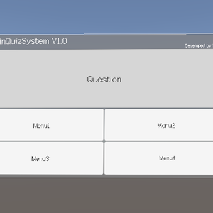 【無料】UJoinQuizSystem (UdonSharp)