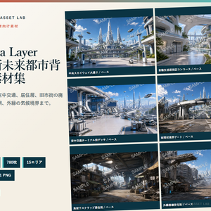 Nova Layer 分断未来都市 背景素材集｜218地点・780枚