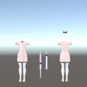 響狐リク専用ナース服＋注射器 缩略图 2