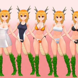 オリジナル３Dモデル　龍巫女「みのり」 缩略图 5