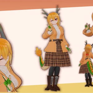 オリジナル３Dモデル　龍巫女「みのり」 缩略图 9