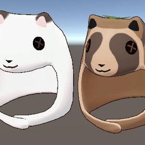 たぬきakyo&オコジョakyoフード