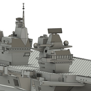 1/700 RN Aquila / イタリア王立海軍 航空母艦 アクィラ - 森の工作