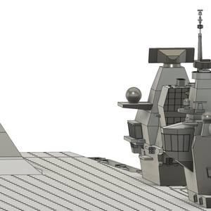 1/700 HSwMS Halland-class / スウェーデン海軍 ハッランド級駆逐艦