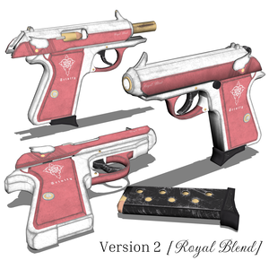 ナギサの銃「ロイヤルブレンド」for CLIP STUDIO (.cs3o, .fbx, .obj) [CC0]