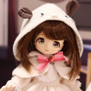 ぬいぐるみ 10cm ぬい服 ピンク メイド服 - jina's closet 𓂃